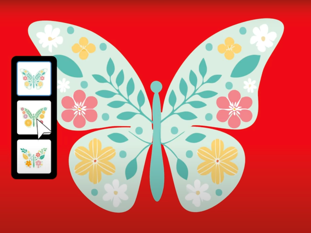 Adobe Ilustrator generative AI tool screenshot.