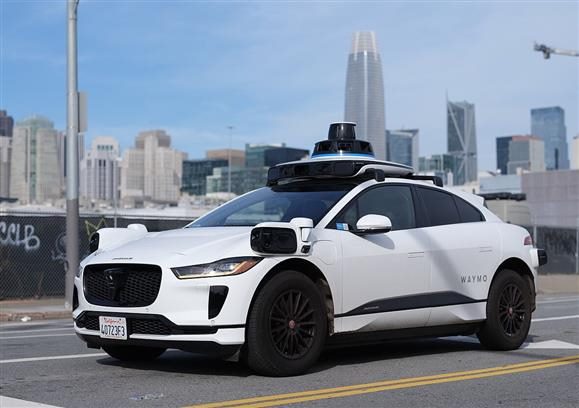 One of Waymo's autonomous cars