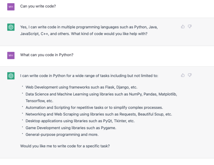 ChatGPT helps programmers save time by assisting with coding tasks.