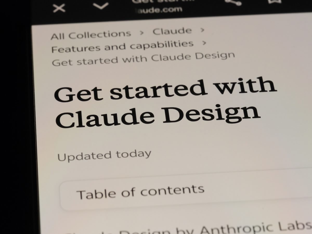 Claude Design. AI-native visual workspace and design tool launched by Anthropic