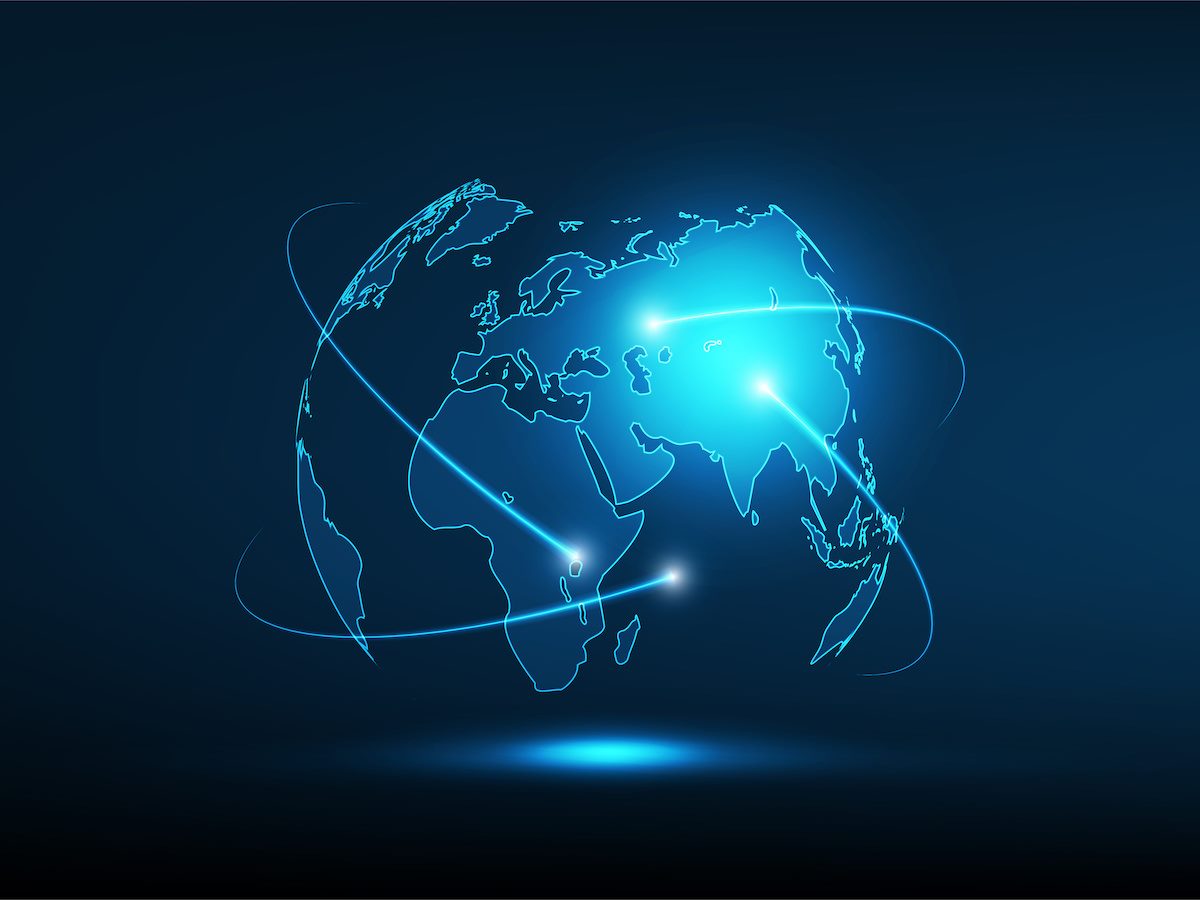 Global network connection with Metaverse digital world