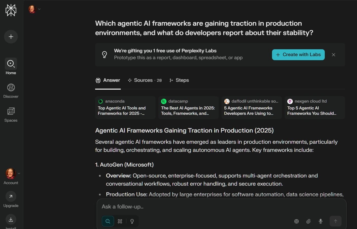 The content Perplexity generated is impressively detailed and would be highly relevant for a technical readership.