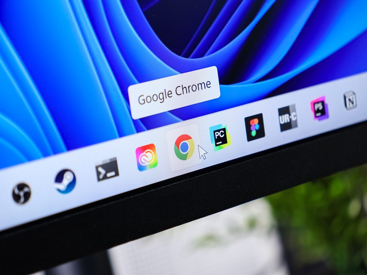Google Chrome application icon displayed
