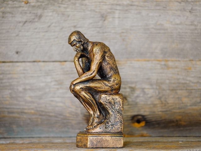 Bronze statue of The Thinker