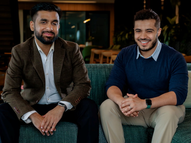 Anterior COO Tahseen Omar left and co-founder and CEO Abdel Mahmoud.