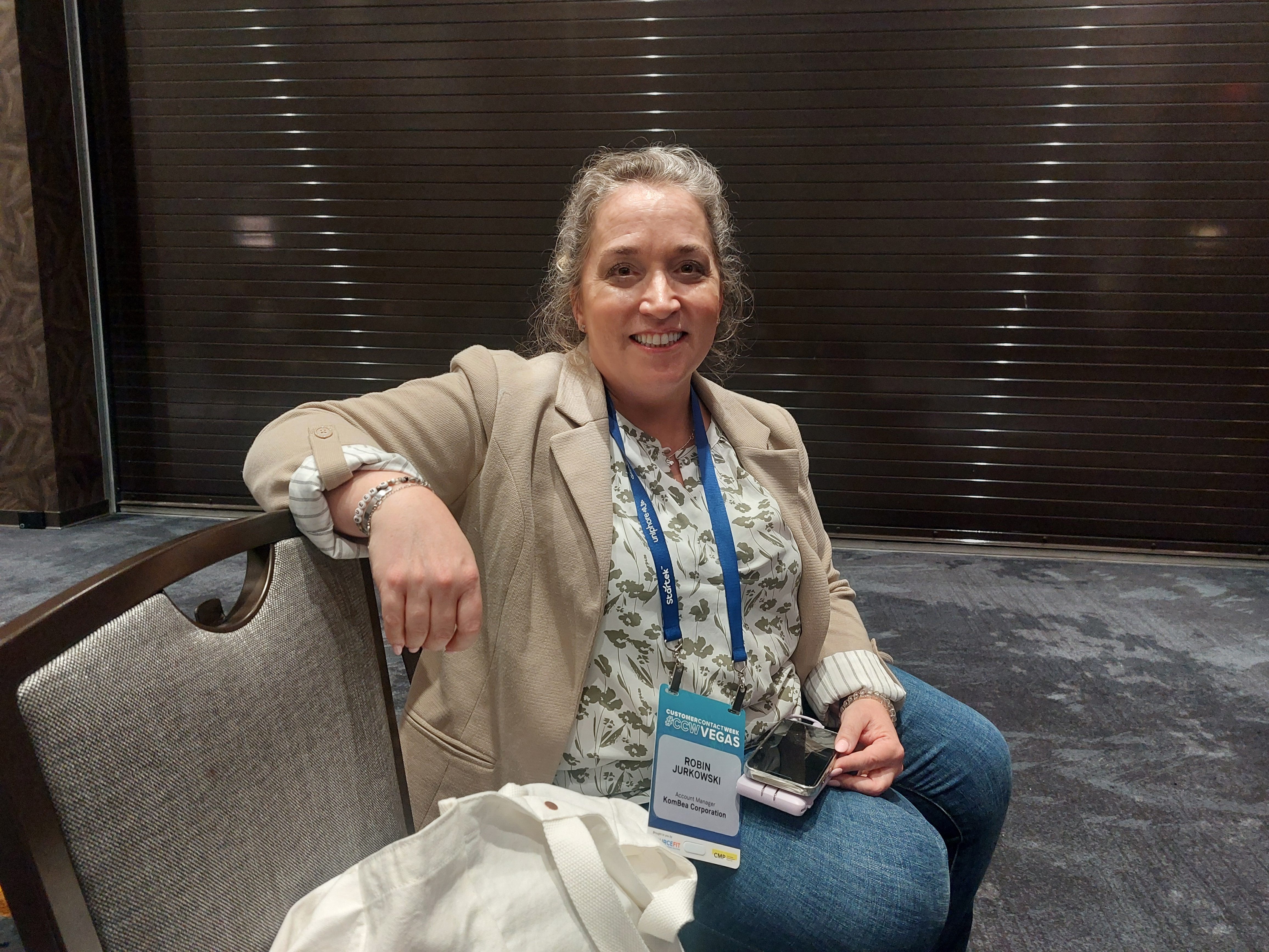 Robin Jurkowski, CX and contact center leader, at CCW