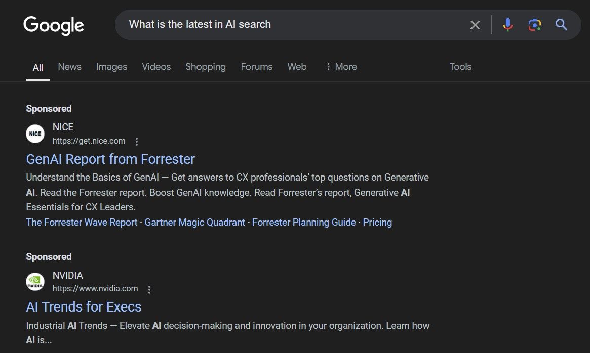 google search