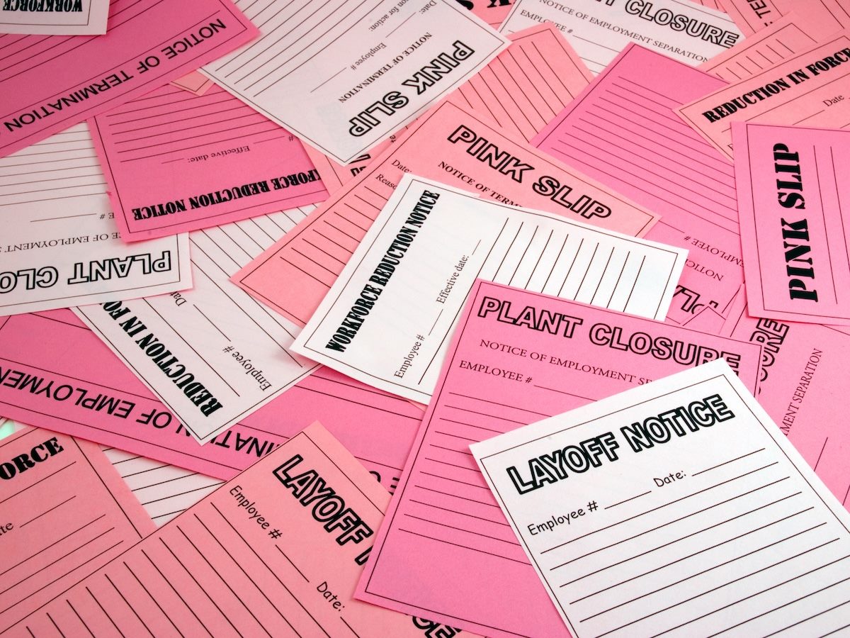Pink slips