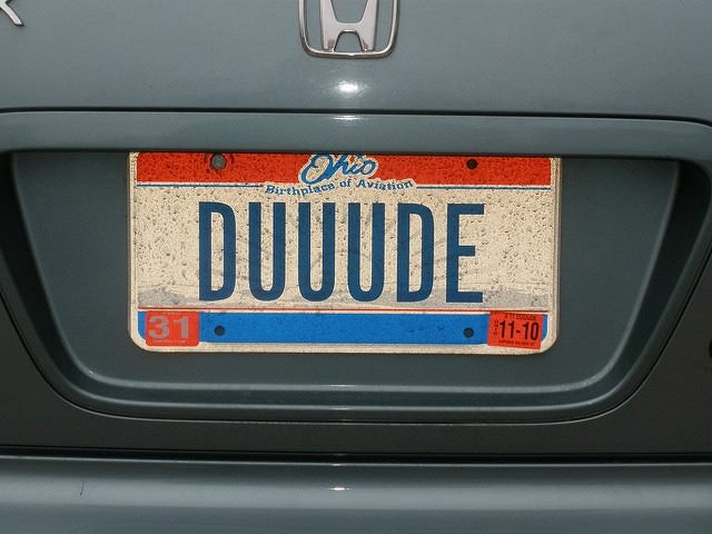 personalized plate