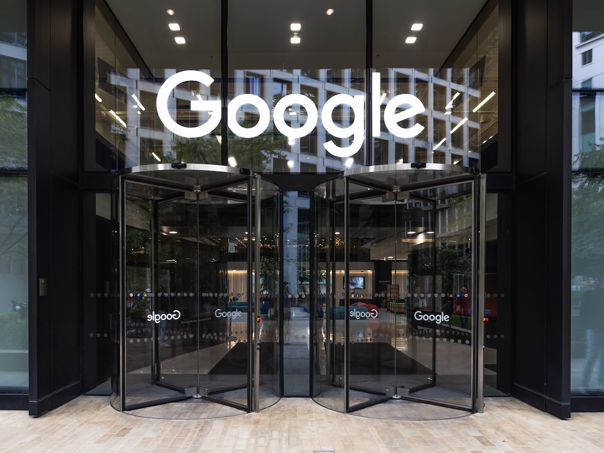 Google office entrance in London