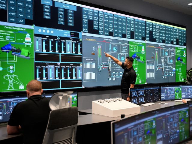 An X-energy control room.