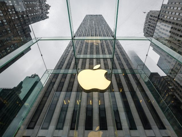 Front of Apple building.