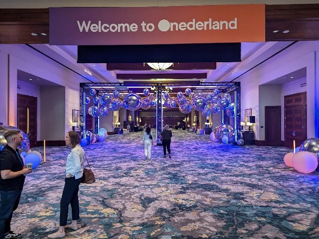 Shot from inside the hallways of the Opticon conference by Optimizely, 2024, in San Antonio at the JW Marriott.
