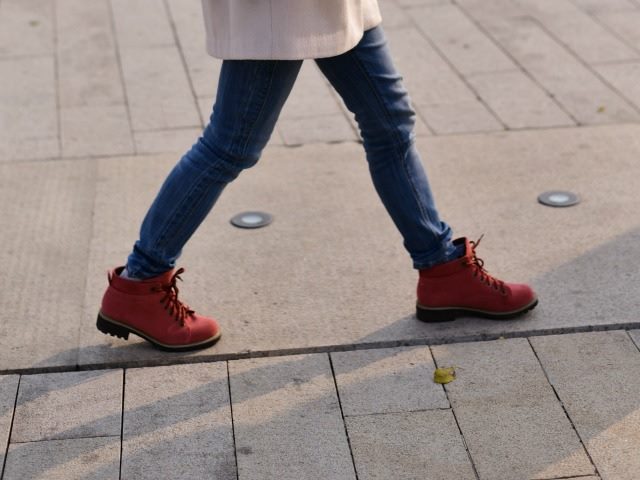 woman walking