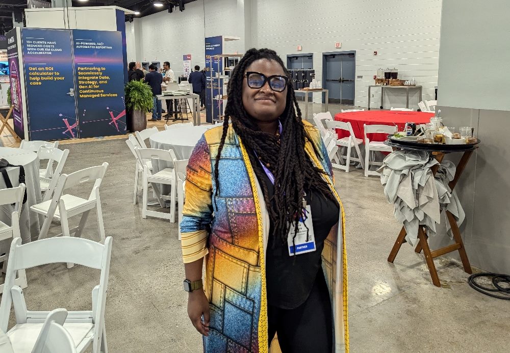 Profile shot of Akia Young at the Gaylord Opryland Resort and Convention Center in Nashville at Sitecore Symposium.