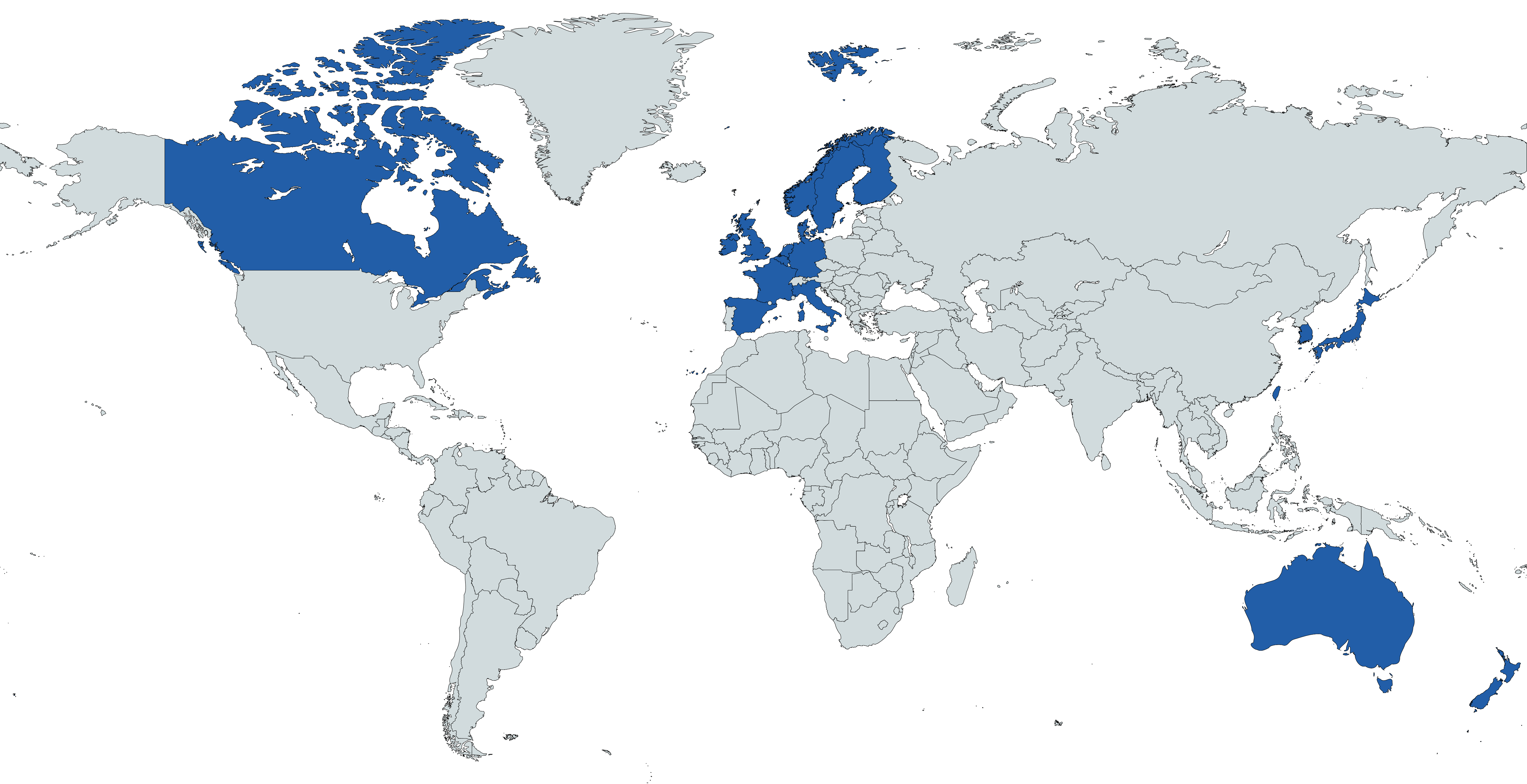 Ally countries named in executive order