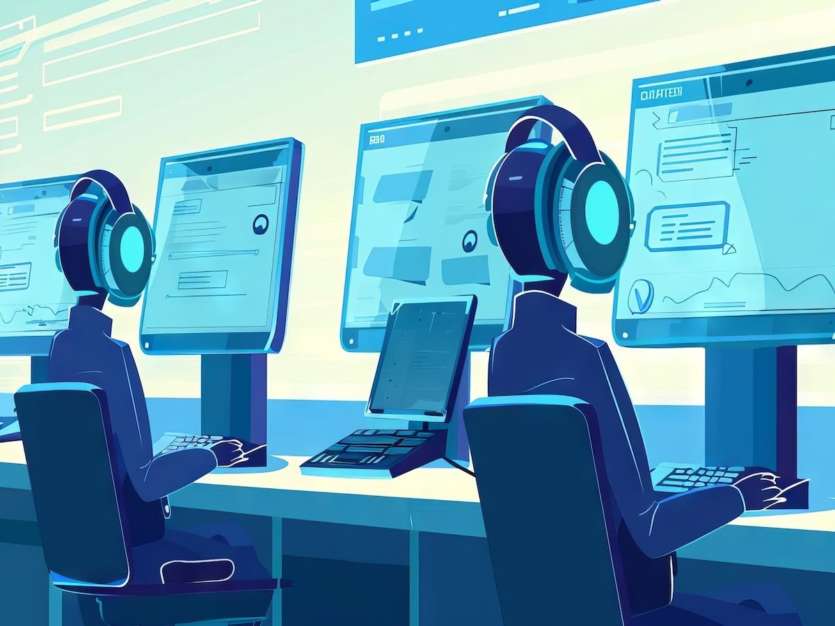 customer support center powered by AI chatbots